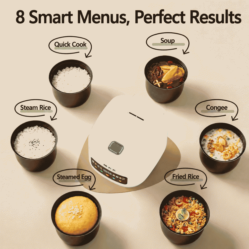 110V smart rice cooker for household use, 5L large capacity, with pre-set timer and rice-soup separation function