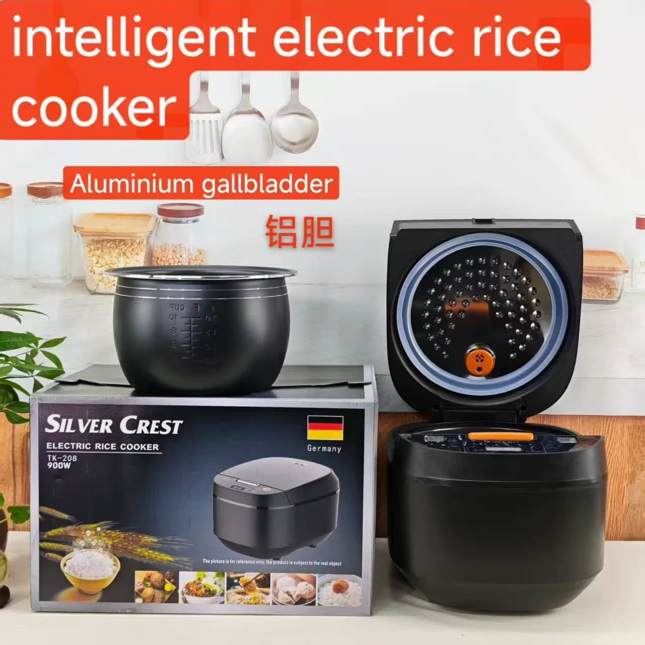 Cross-border factory direct sales of 5L smart timing household Rice cooker, non-stick rice cooker