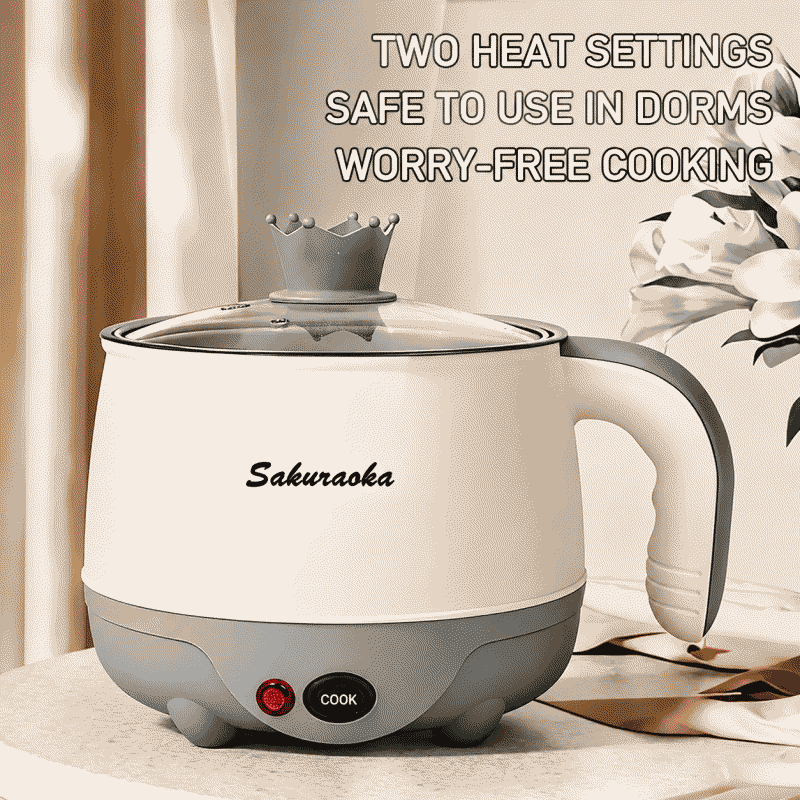 German smart integrated electric hot pot, frying and non-stick cooking pot, electric boiling pot, rice cooker, cooking pot