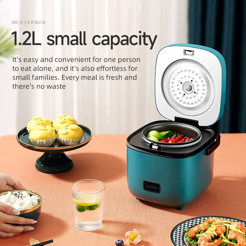 Foreign trade cross-border 1.2-liter rice cooker neutral small rice cooker mini rice cooker small 2 people