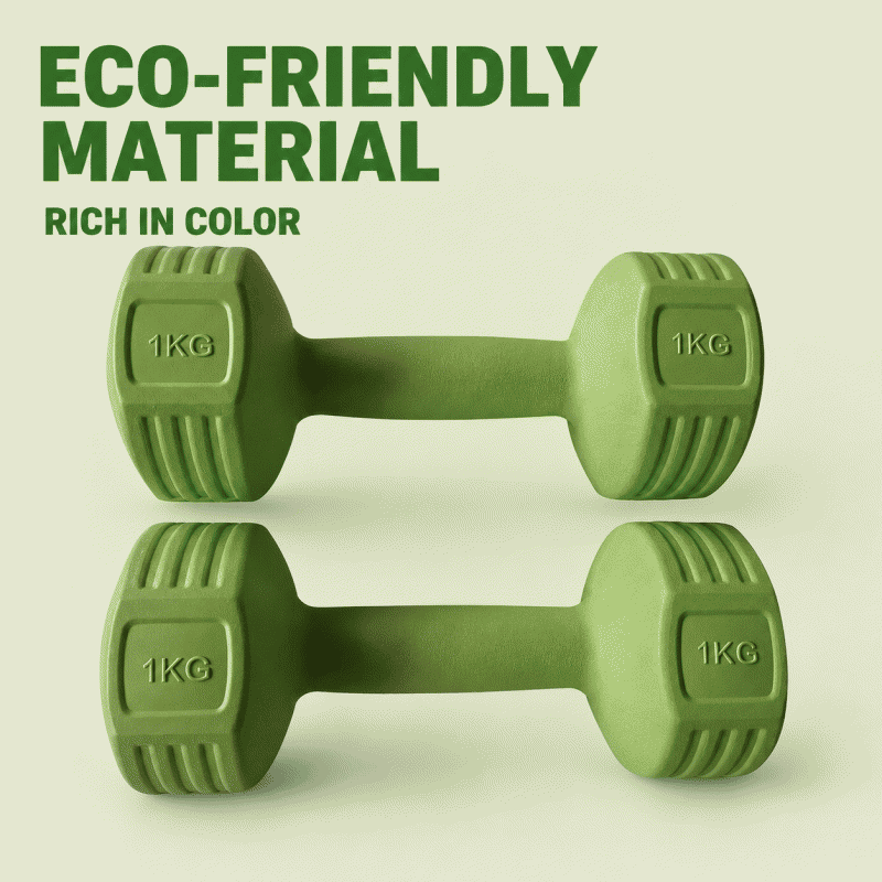 New dumbbells for women, fitness at home, environmental protection, children's yoga, kettlebell style, weight loss, small dumbbells, color dumbbells, men