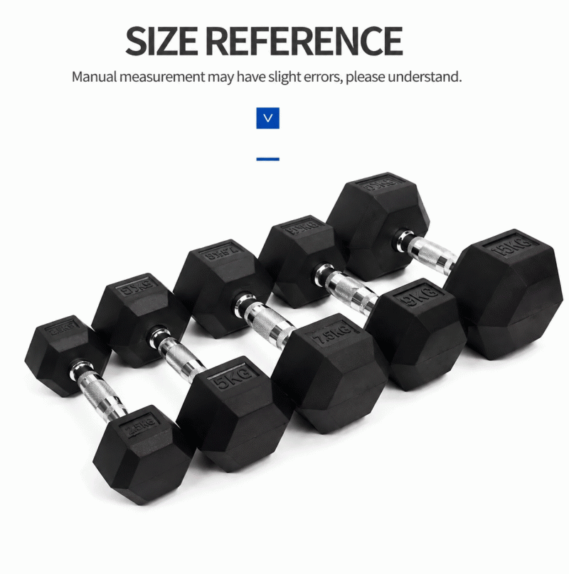 Solid cast iron electroplated dumbbell for men's fitness equipment