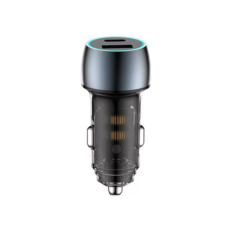 跨境dual port Fast car charger超级快充车载充电器汽车点烟器PD