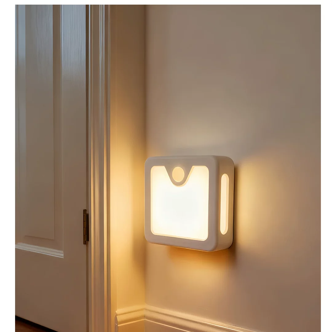 The new cross-border night light USB charging sensor night light is in a square shape and magnetic night light is suitable for clothing