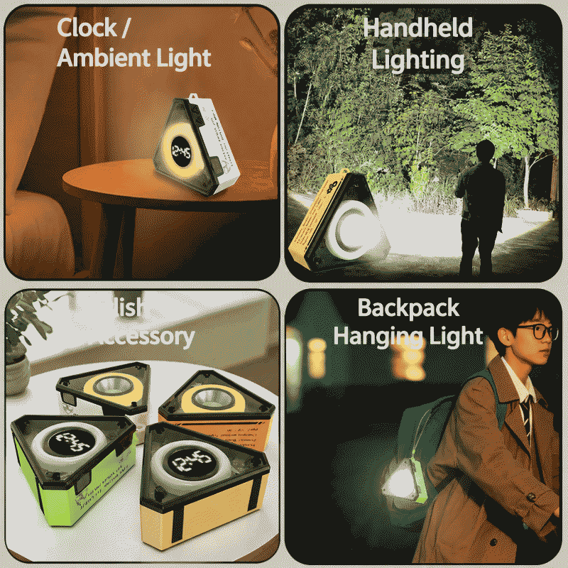 Magnetic suction night light USB charging portable stall emergency household multi-function lighting table lamp