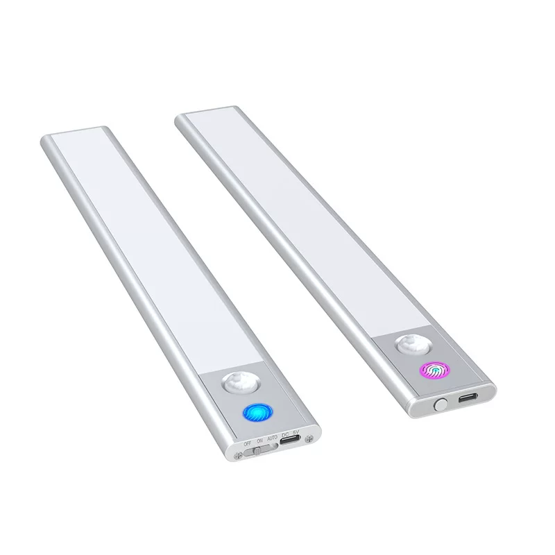 Cross-border exclusive smart human body sensor light, which lights up immediately upon arrival, charging model, ultra-long battery life, bookcase and wardrobe magnetic light strip