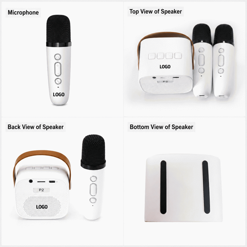 Mini Bluetooth portable outdoor karaoke microphone speaker with microphone and new subwoofer sound system
