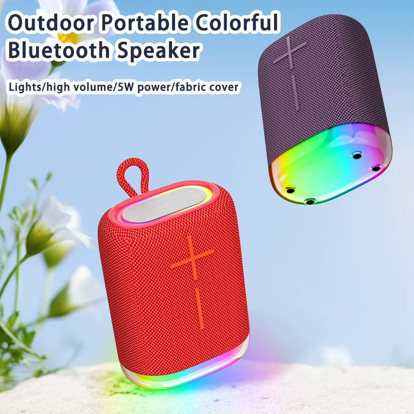 Wholesale of new cross-border Bluetooth speakers, small, high-quality, high-power subwoofers, outdoor portable camping speakers