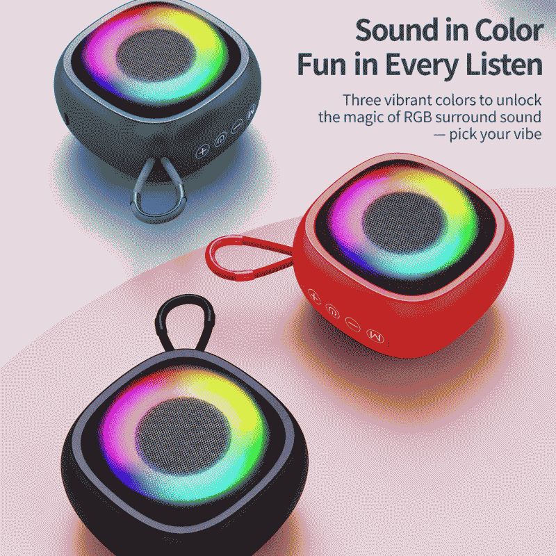 Bluetooth speaker, portable, outdoor, small, household, mini audio, wireless, portable subwoofer speaker