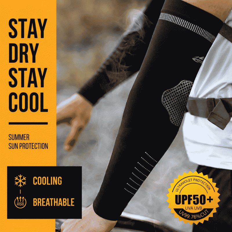 Summer ice silk sun protection arm sleeves, outdoor sports, driving, cycling, ice sleeves, fishing, sun protection, breathable extended sleeves