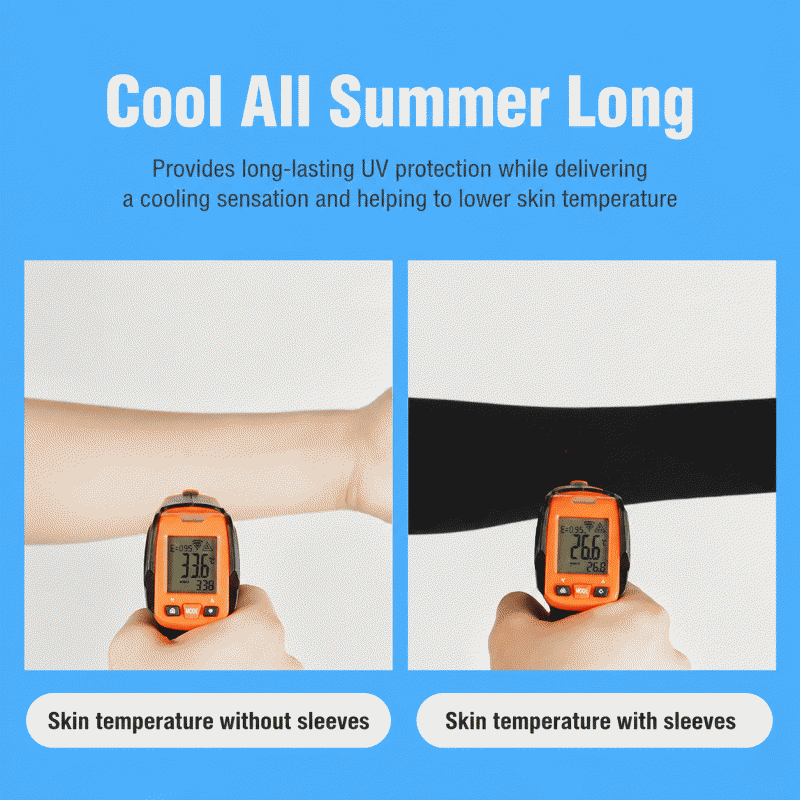 Summer ice silk sunscreen sleeve cover for men and women, outdoor driving, UV protection, arm protection, sunshade, thin and breathable ice sleeve