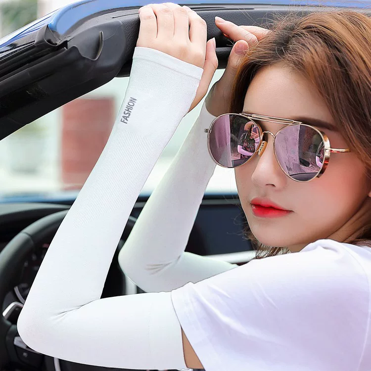 Sun protection ice sleeve sleeves, mosquito repellent, UV protection, sun protection sleeves, outdoor cycling sun protection ice silk arm guards, ice sleeve hair replacement