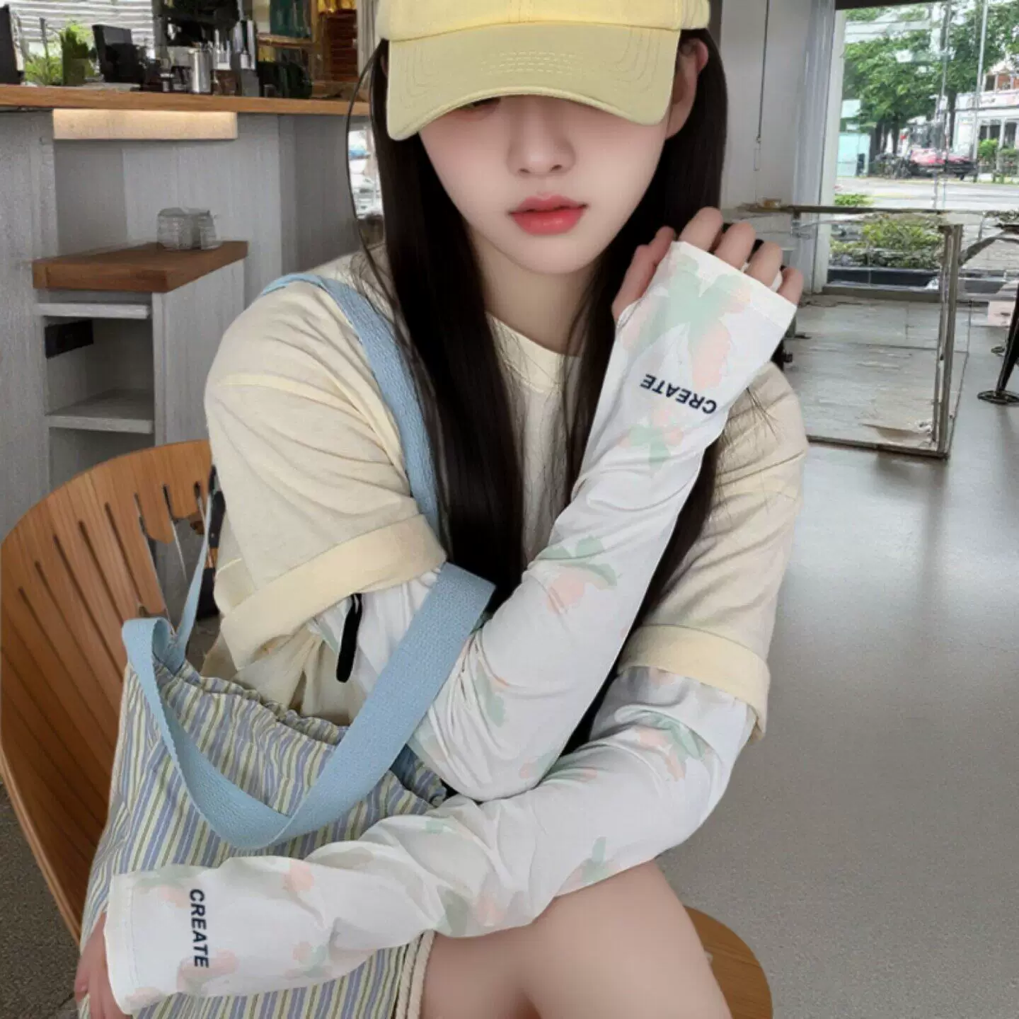 2026 New Butterfly Sun Protection Sleeve, ice Silk sleeve, UV protection, outdoor cycling and driving sleeve, sunshade ice sleeve