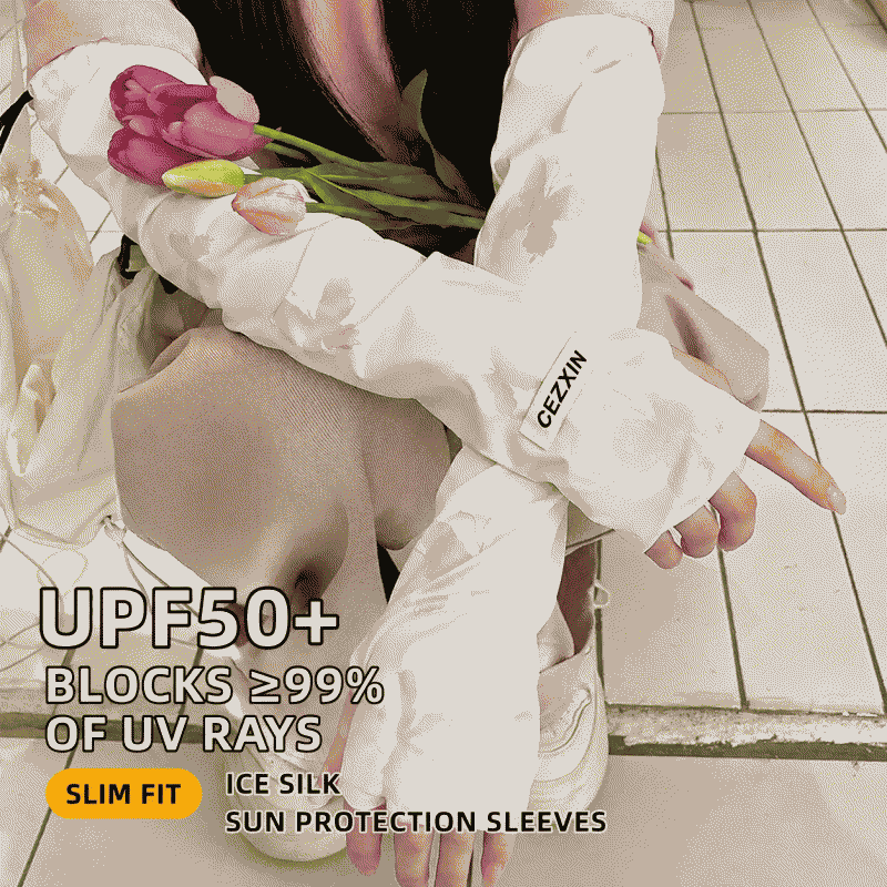 2026 New Butterfly Sun Protection Sleeve, ice Silk sleeve, UV protection, outdoor cycling and driving sleeve, sunshade ice sleeve