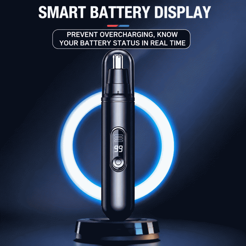 Nose hair trimmer, men's nose hair cleaning tool, rechargeable shaver, nose hair cutter, nose hair trimmer, electric trimmer