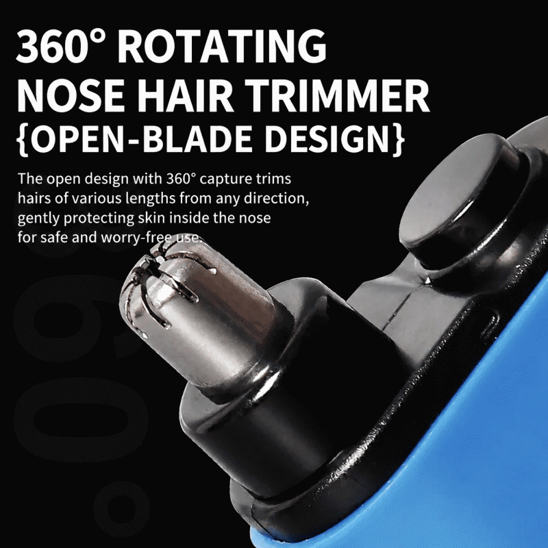 Electric nose hair trimmer for women, mini nose hair trimmer, rechargeable, male blade head, washable