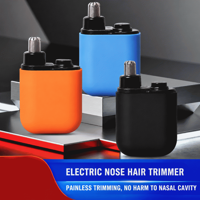 Electric nose hair trimmer for women, mini nose hair trimmer, rechargeable, male blade head, washable