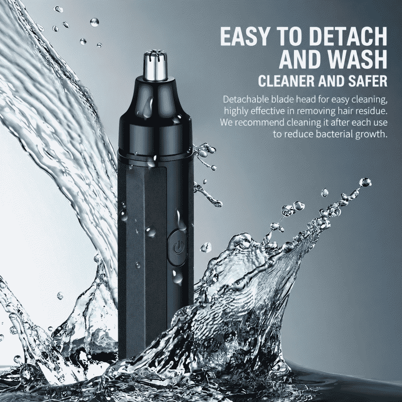 Nose hair trimmer, electric nose hair clipper for men, portable and rechargeable, a must-have tool for shaving nose hair, nose hair grooming tool