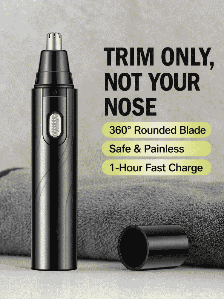 Electric nose hair trimmer for men, USB charging nose hair trimmer, mini shaver, nose hair trimming scissors
