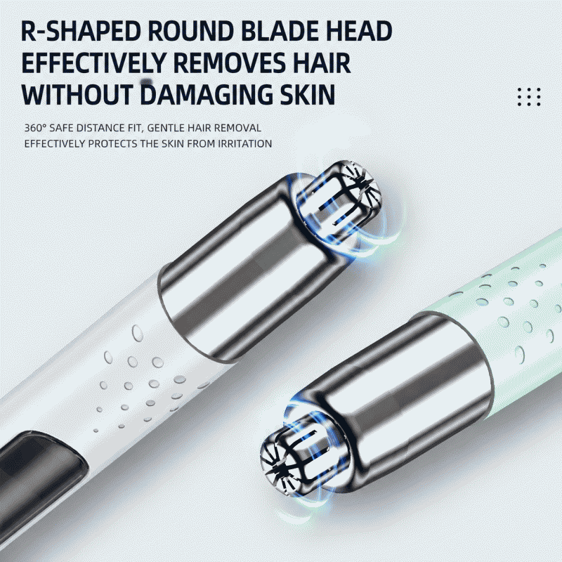 New rechargeable electric nose hair trimmer, nose hair trimmer for men and women, nose hair shaver, nose hair trimmer blade
