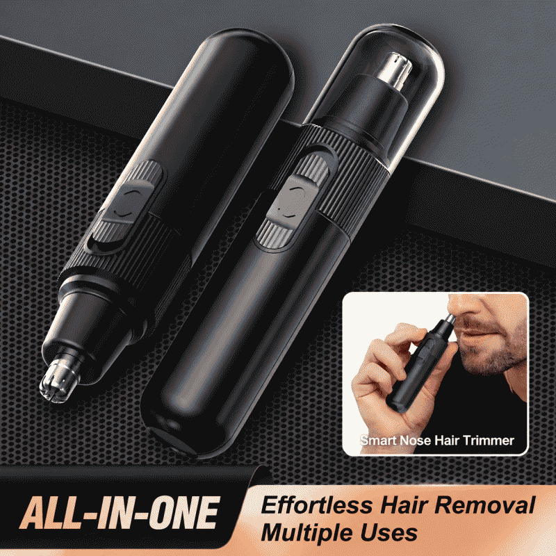 New men's nose hair trimmer, unisex nose hair shaver, ear hair and eyebrow trimmer, a must-have nose hair trimming tool