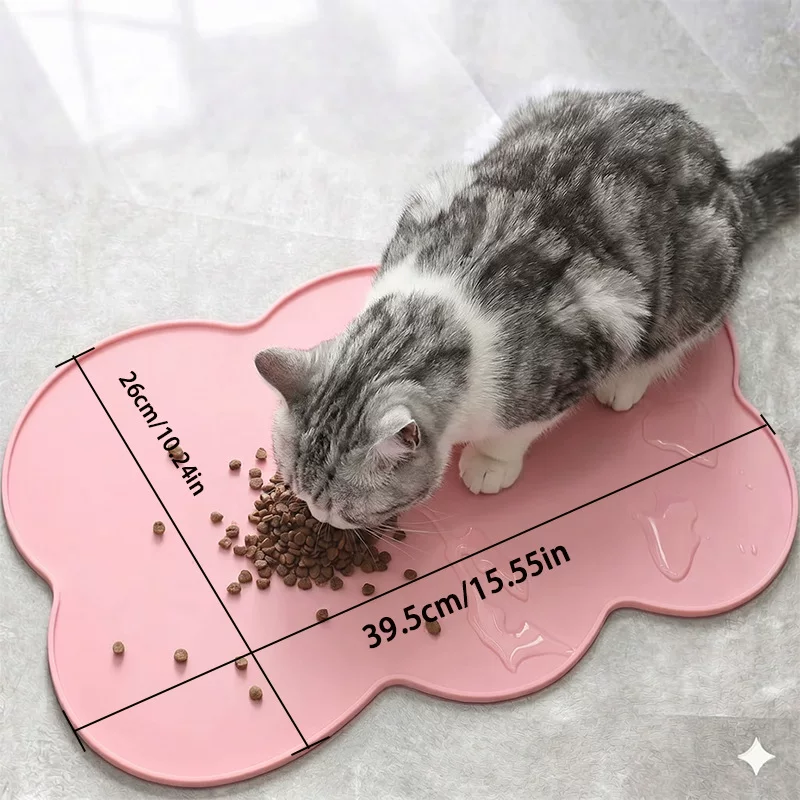 Cross-border Temu's best-selling silicone pet placemats, anti-slip and no-wash coffee table MATS, heat-insulating table MATS, and pet MATS