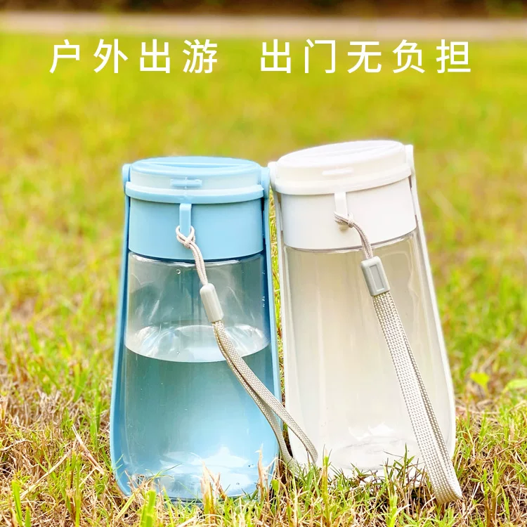 Cross-border bestsellers: Travel cup, water feeder, folding water cup, dog outdoor drinking cup, portable flip-top pet water cup