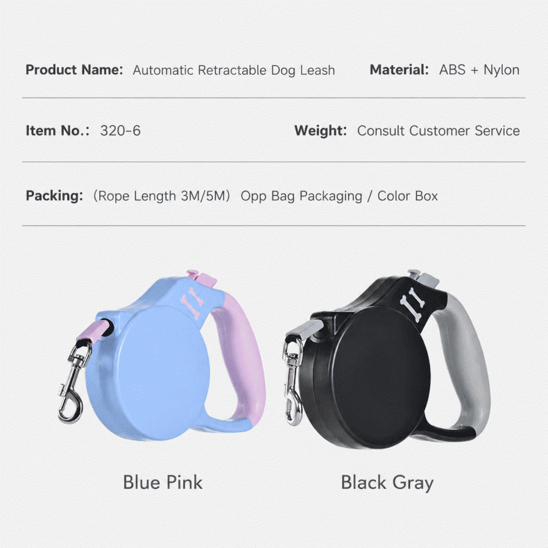 Popular dog leash and harness for outdoor dog walking, automatic retractable equipment, corgi pet supplies