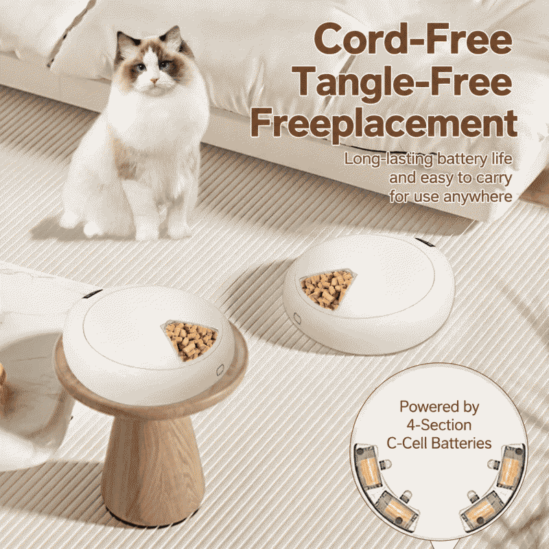 New product: Pet Smart Feeder APP, Recording, Automatic Cat Feeder, No Plug-in, Wet Cat Food