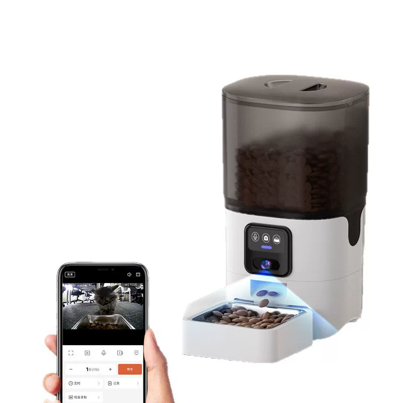 宠物智能喂食器wifi全自动猫粮狗粮定时定量投食机远程视频投喂器