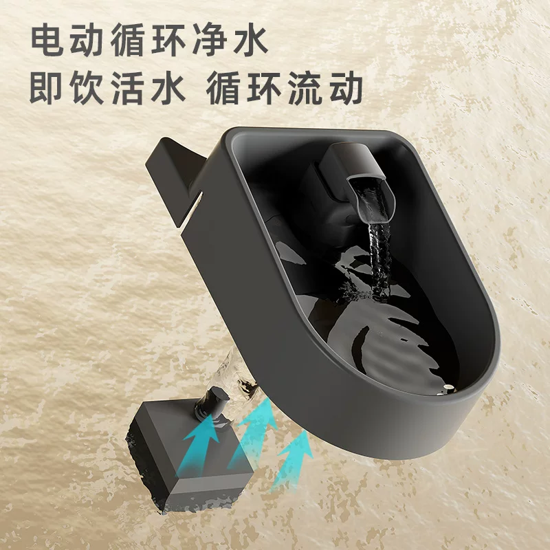 Cat bowl, pet bowl, automatic cat feeder, no food leakage, double bowl cat basin, two-in-one feeding basin, food grade