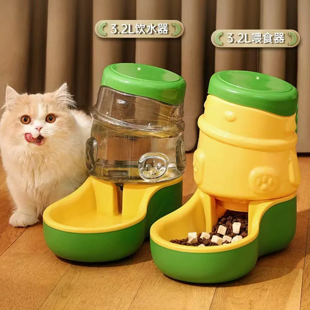 宠物猫饮水机猫粮狗粮自动流水喂食器猫咪狗狗饮水器喝水不插电