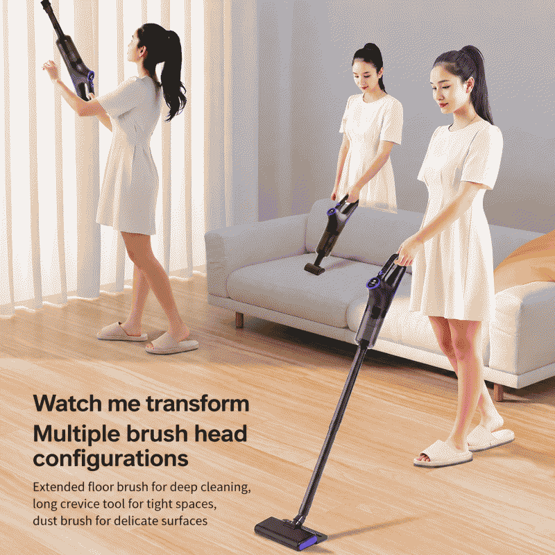Wireless car and household vacuum cleaner, powerful, small size, high suction, wash and mop carpet in one, portable vacuum machine