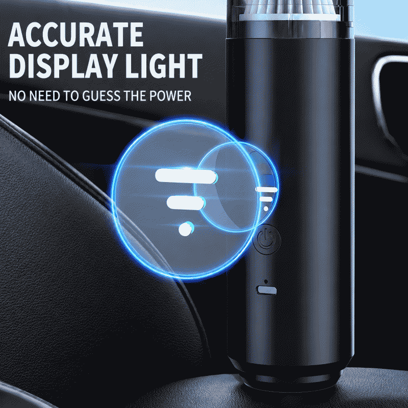 Car vacuum cleaner, handheld and car-compatible, wireless, super strong and powerful suction, high-power, suitable for home and car use, wireless