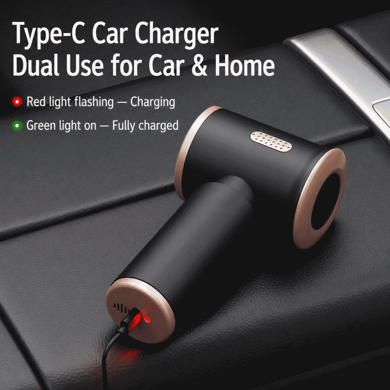 Blowing and suction integrated car vacuum cleaner, mini dust collector for both home and car use, high suction power wireless handheld portable vacuum cleaner