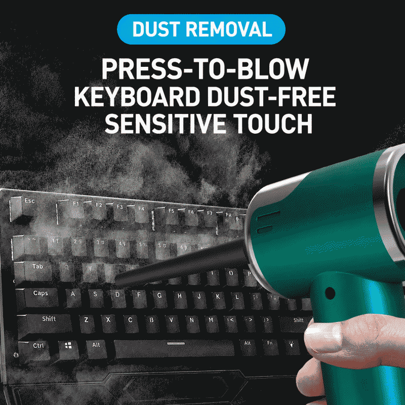 Vehicle-mounted wireless vacuum cleaner, dual-purpose for both car and home use, portable handheld dust blower, high-power, strong suction for car dust removal
