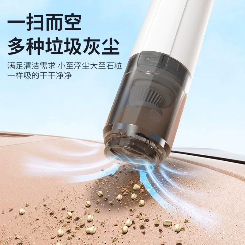 New handheld mini portable vacuum cleaner with wireless long-lasting brush head and detachable dust sweeping level