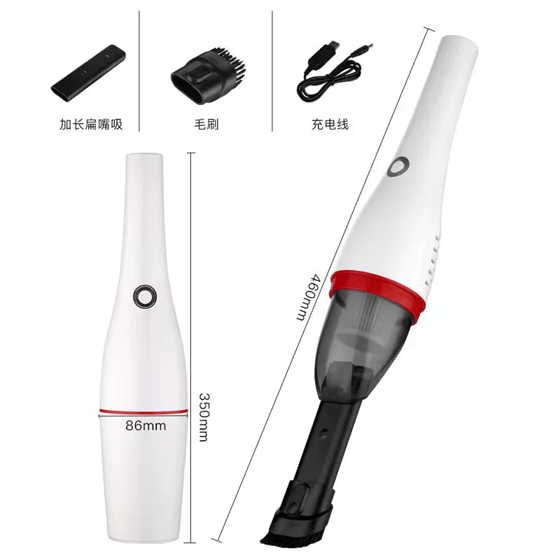 Car vacuum cleaner, wireless car handheld portable vacuum cleaner, high-power car and household dual-purpose vacuum cleaner