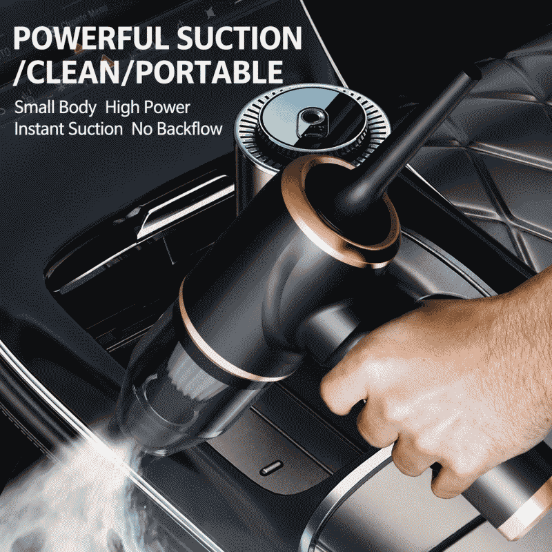 Wireless vacuum cleaner for household use, strong suction power, small size, tabletop and car-mounted, rechargeable, handheld wireless vacuum cleaner