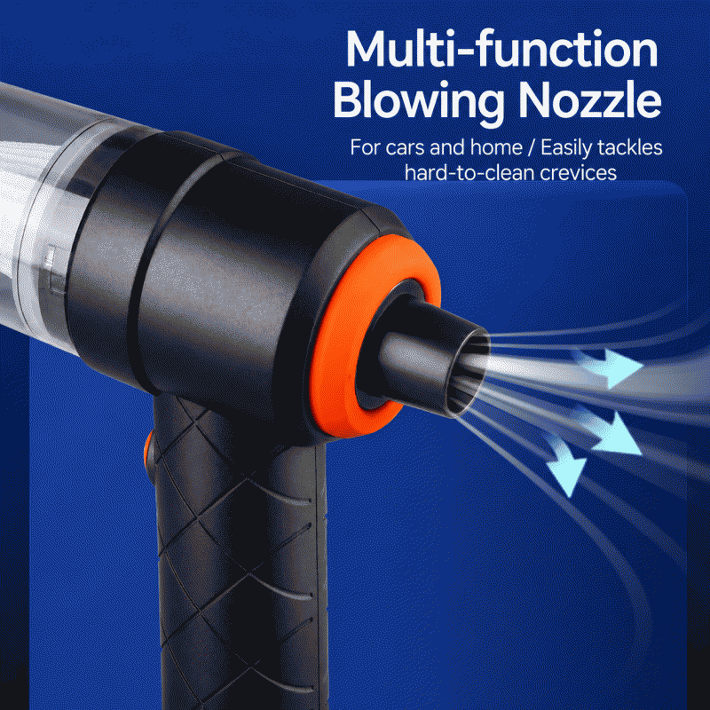 New car vacuum cleaner = household mini portable wireless handheld car vacuum cleaner with both suction and blowing functions