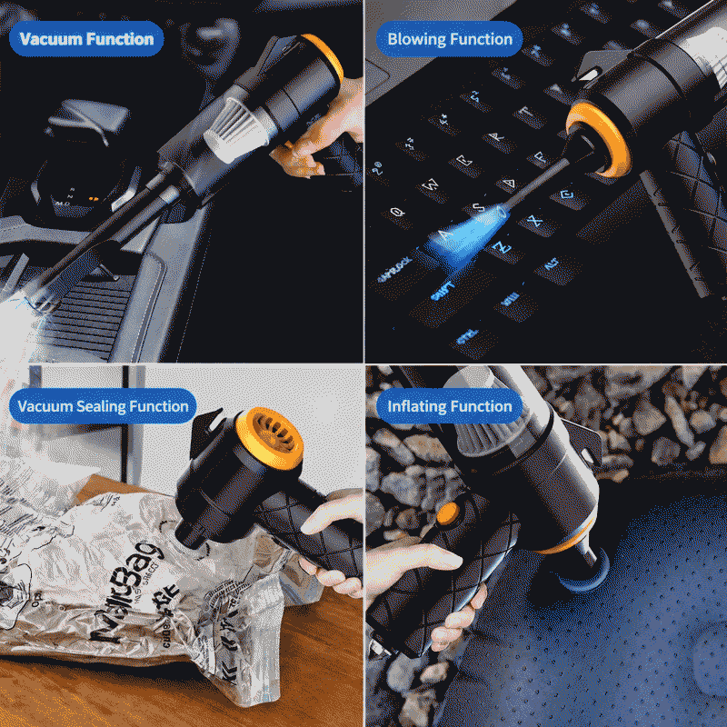 Handheld wireless car vacuum cleaner for dust blowing, portable high-power charging, small and powerful suction mini vacuum cleaner