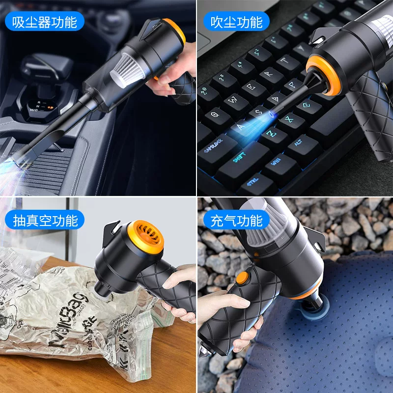 Handheld wireless car vacuum cleaner for dust blowing, portable high-power charging, small and powerful suction mini vacuum cleaner