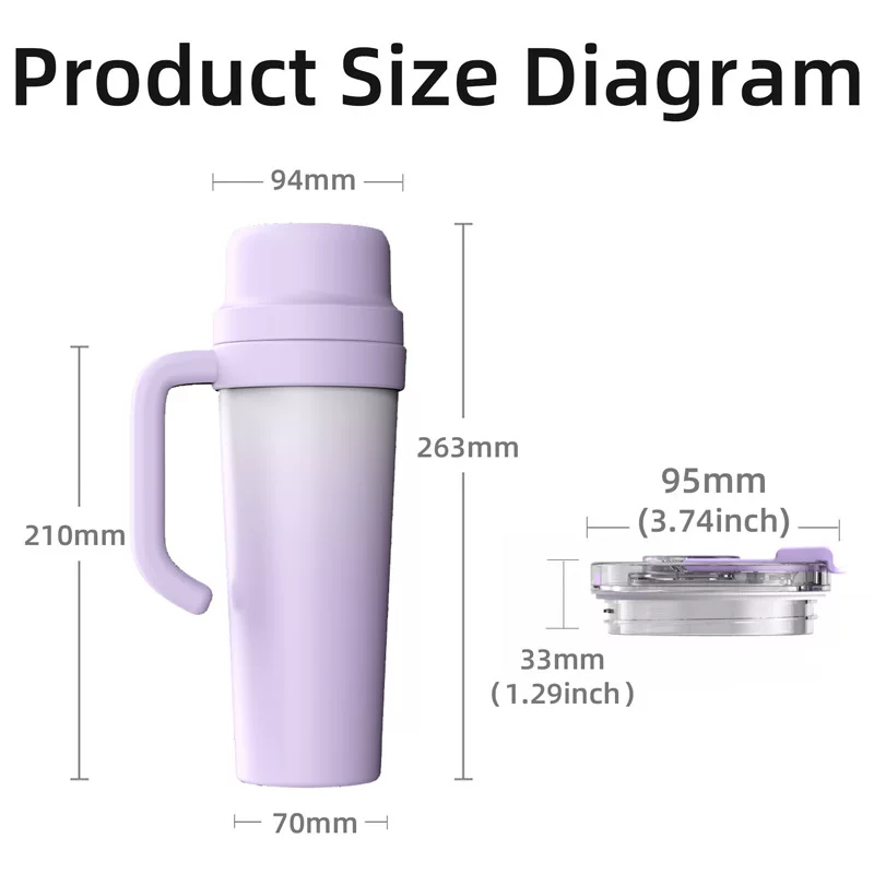 【 Cross-border Bestseller 】 Amazon's best-selling 7.4V portable juicer, stainless steel cup body, ice cube cup blender