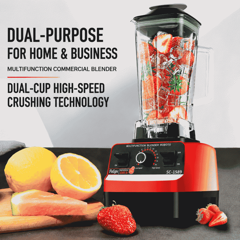 Multifunctional household blender, juice extractor, food processor, juicer, smoothie maker, and mixer