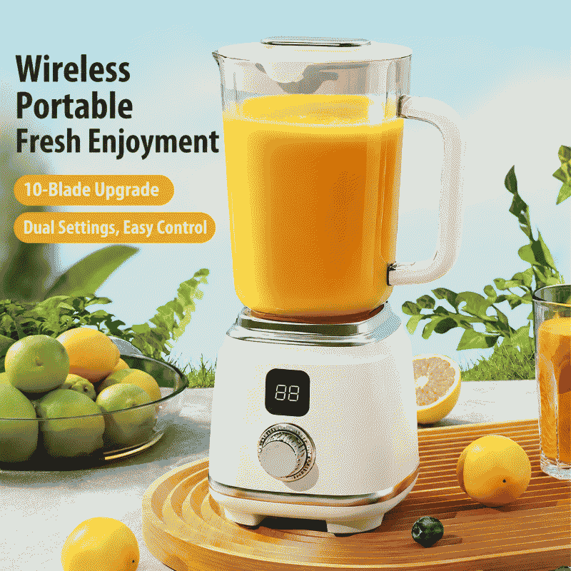 Digital rotary juicer for home use, multi-functional fruit milkshake cup, wireless