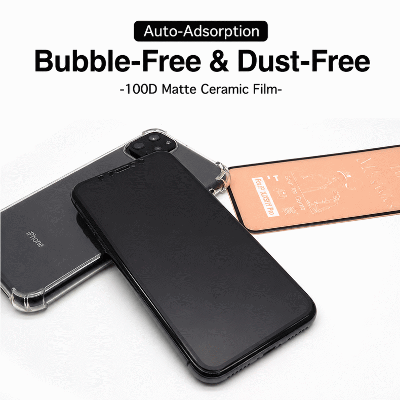 Suitable for iPhone 15pro ceramic film anti-peeping XsMax phone film, iPhone14 matte film 6/7 full screen 8plus