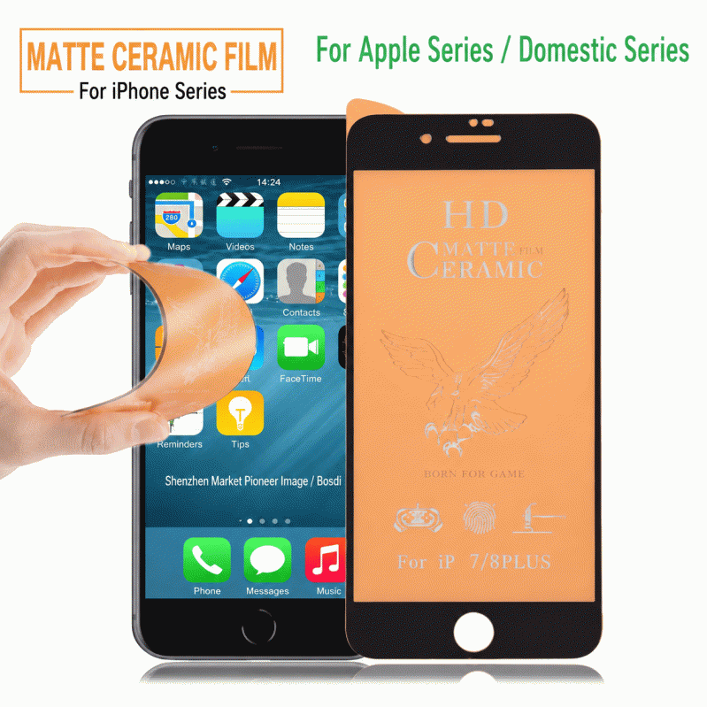Suitable for iPhone 15pro ceramic film anti-peeping XsMax phone film, iPhone14 matte film 6/7 full screen 8plus