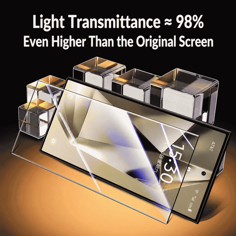 This is a full-coverage anti-peeping, shockproof and anti-fingerprint tempered film for the Samsung galaxy s26ultra