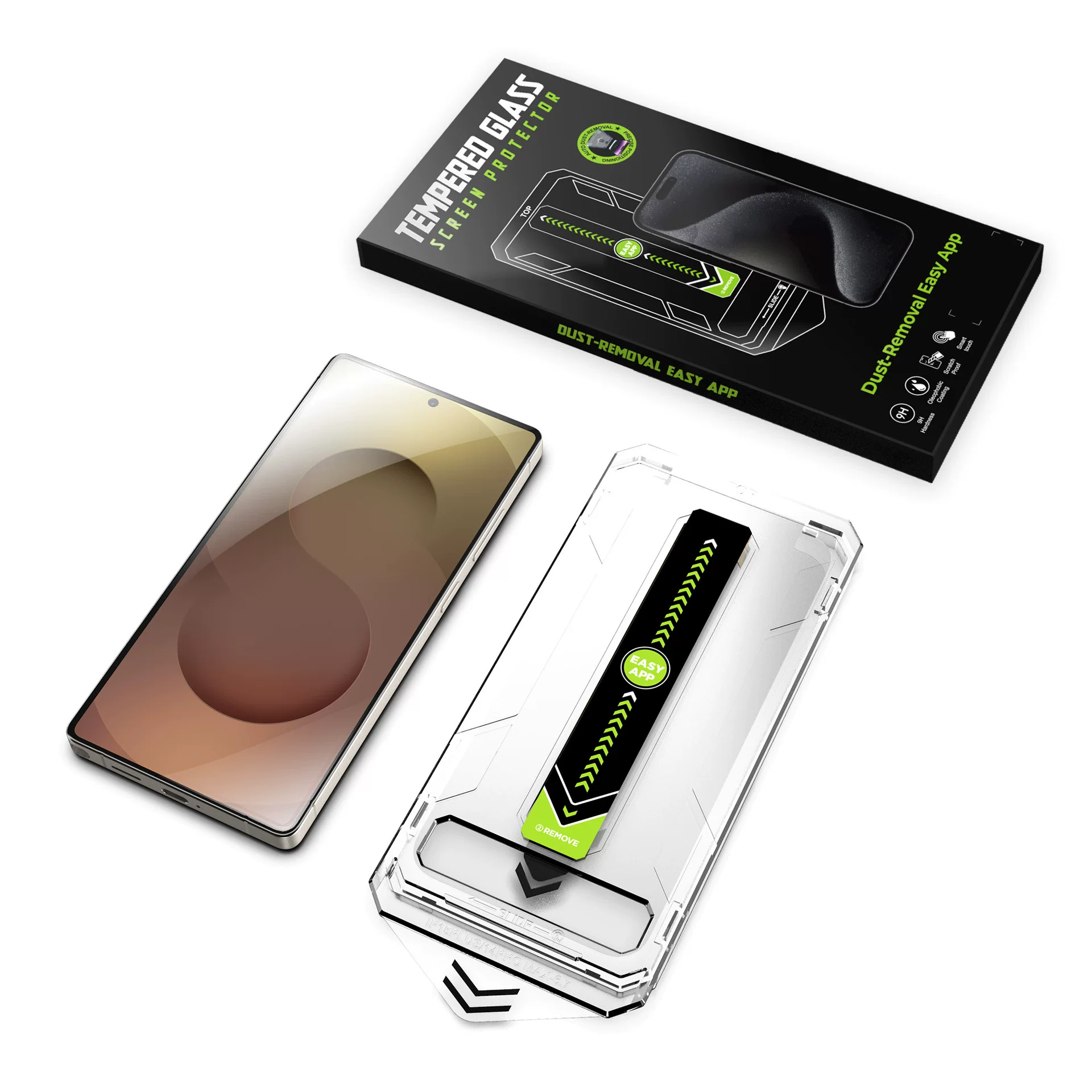 This is a full-coverage anti-peeping, shockproof and anti-fingerprint tempered film for the Samsung galaxy s26ultra