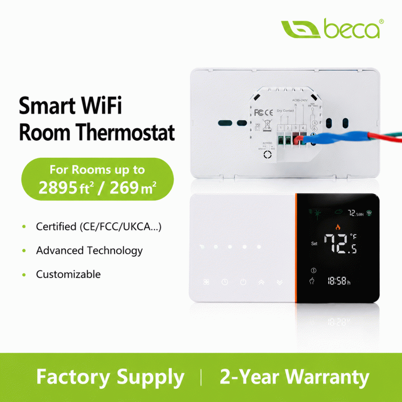 Doodle WIFI smart electric floor heating thermostat, electric kang (a traditional Chinese bed stove), wall-mounted boiler, wireless indoor thermostat, remote control